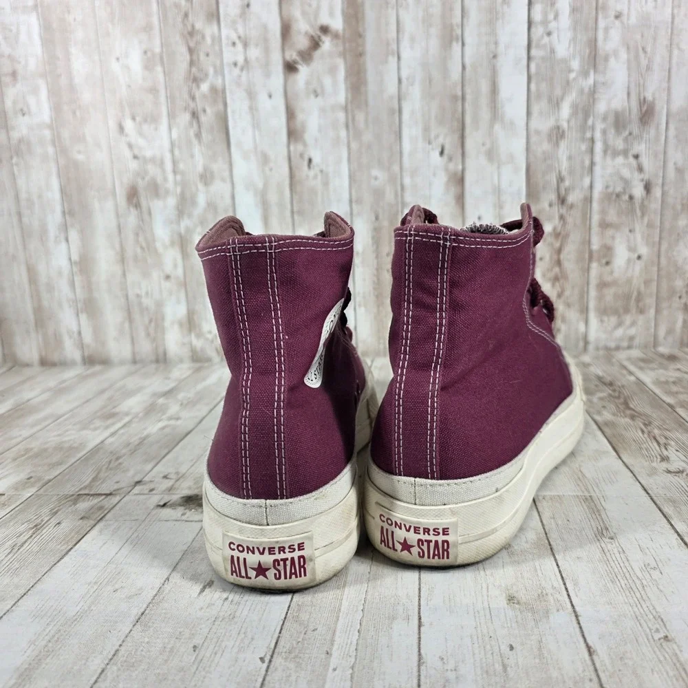 Converse Chuck Taylor All Star Platform High Top‎ Burgundy Womens Size 8.5